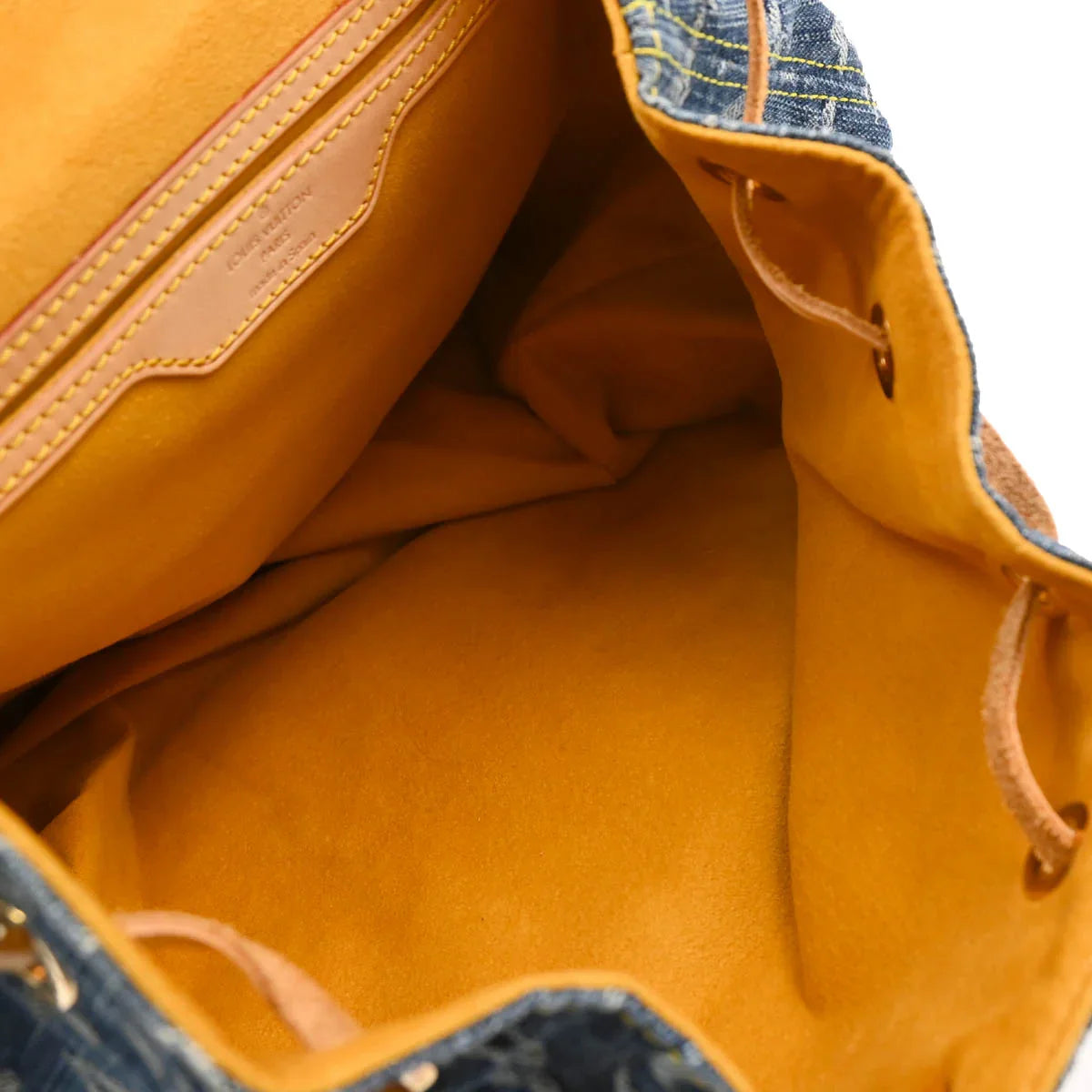 Louis Vuitton 2006 Blue Monogram Denim Sac a Dos GM Backpack M95056
