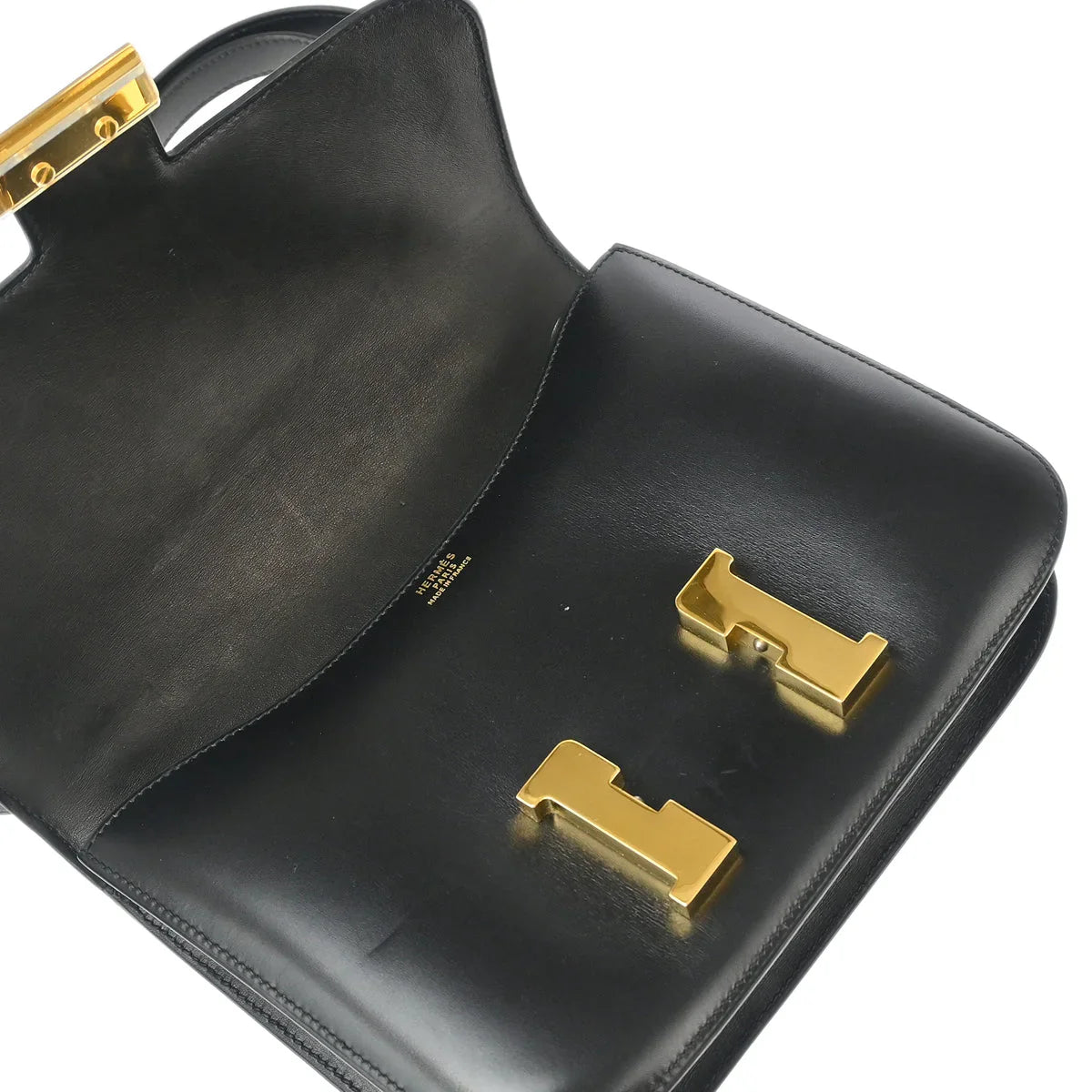 Hermes 1997 Black Box calf Constance 23 Shoulder Bag