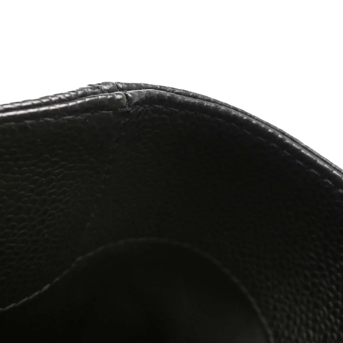 Chanel 2009-2010 Black Caviar Petite Shopping Tote PST Chain Handbag