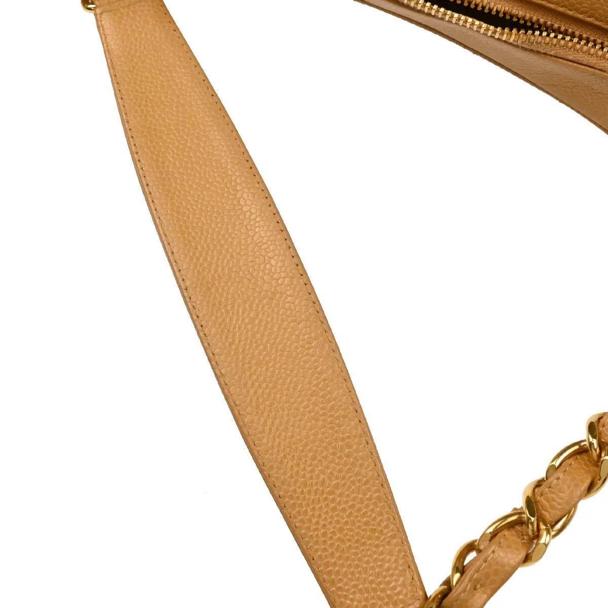 Chanel 2004-2005 Beige Caviar Handbag
