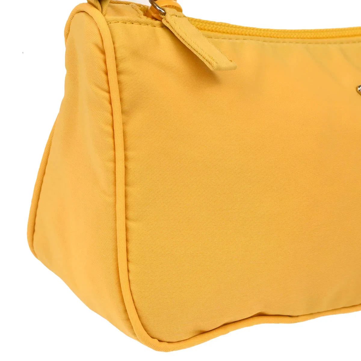 Prada Yellow Nylon Handbag