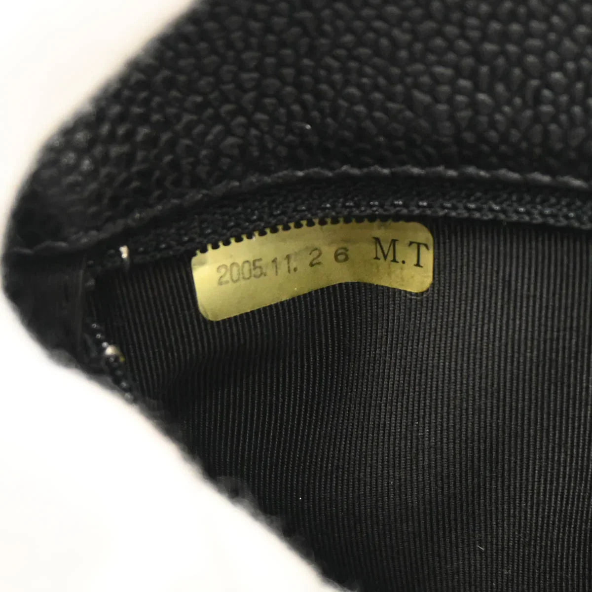 Chanel 2005-2006 Black Caviar Petite Shopping Tote PST Chain Handbag