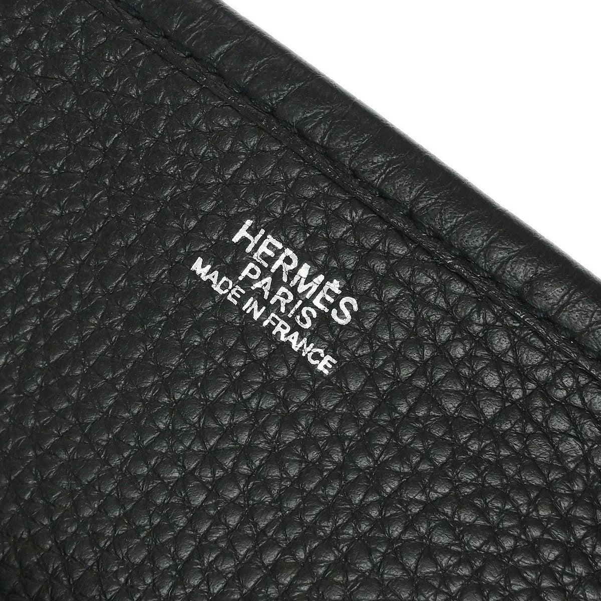 Hermes 2005 Black Togo Evelyne 2 41 TGM Shoulder Bag