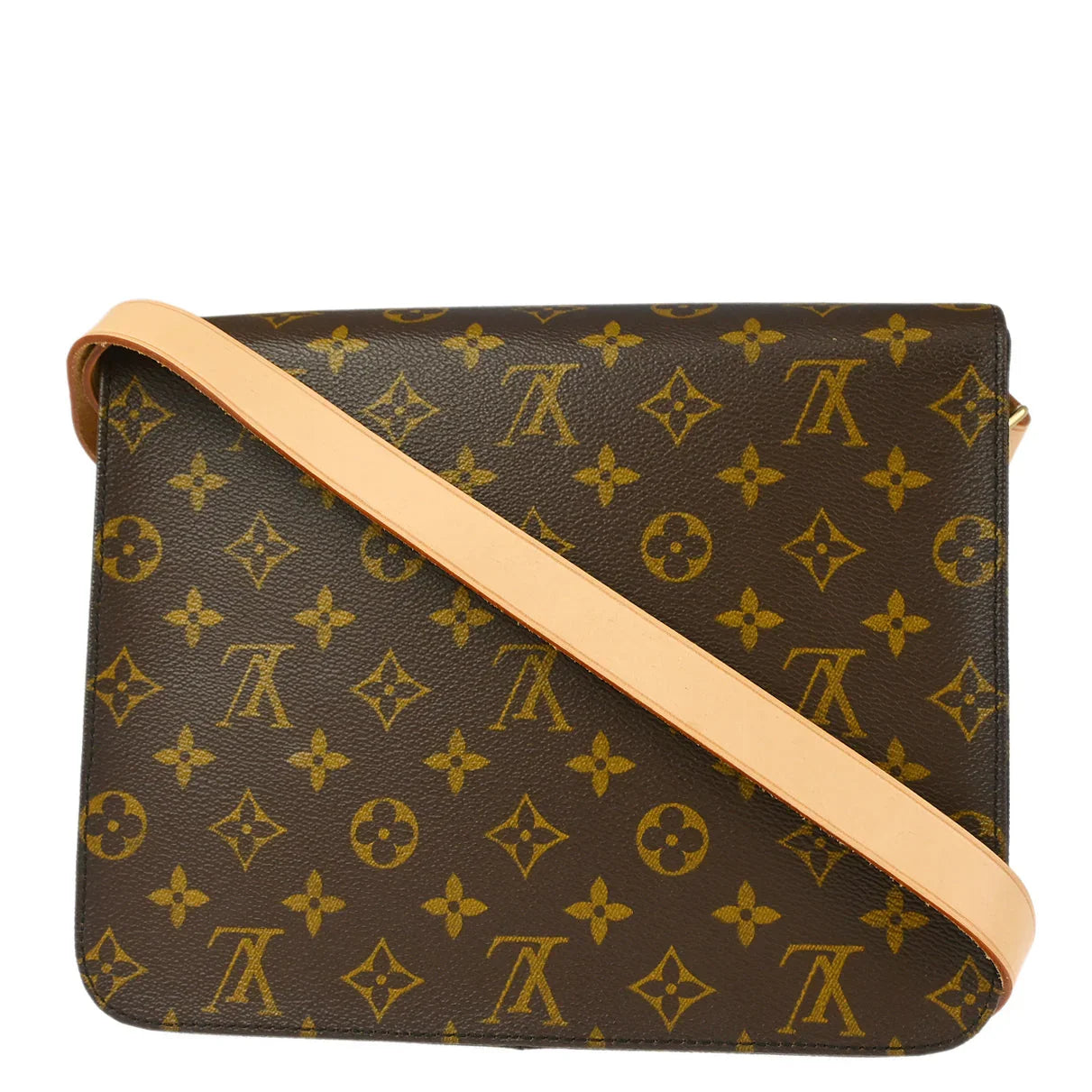Louis Vuitton 1995 Monogram Cartouchiere GM Shoulder Bag M51252
