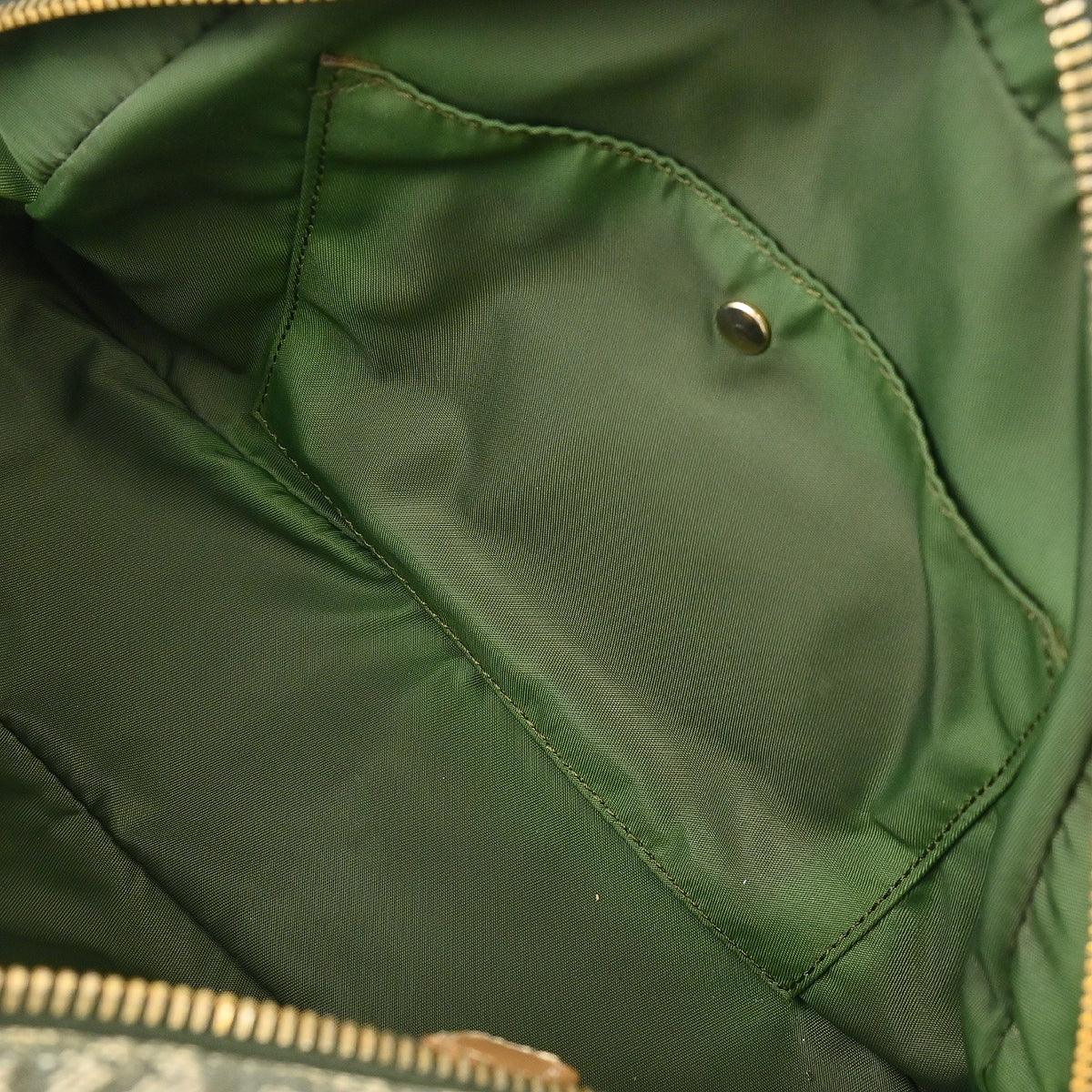Christian Dior Green Double Saddle Trotter Handbag