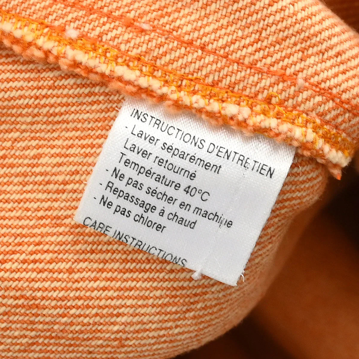 Chanel Denim Skirt Orange #44