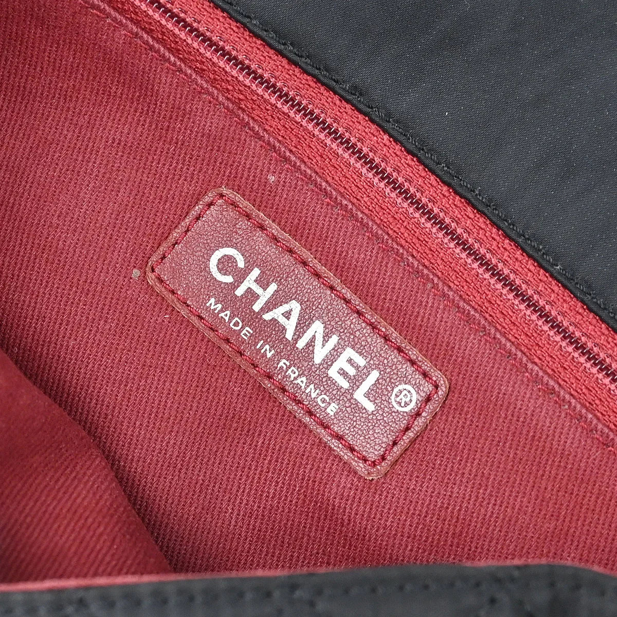 Chanel 2006-2008 Black Satin Shoulder Bag