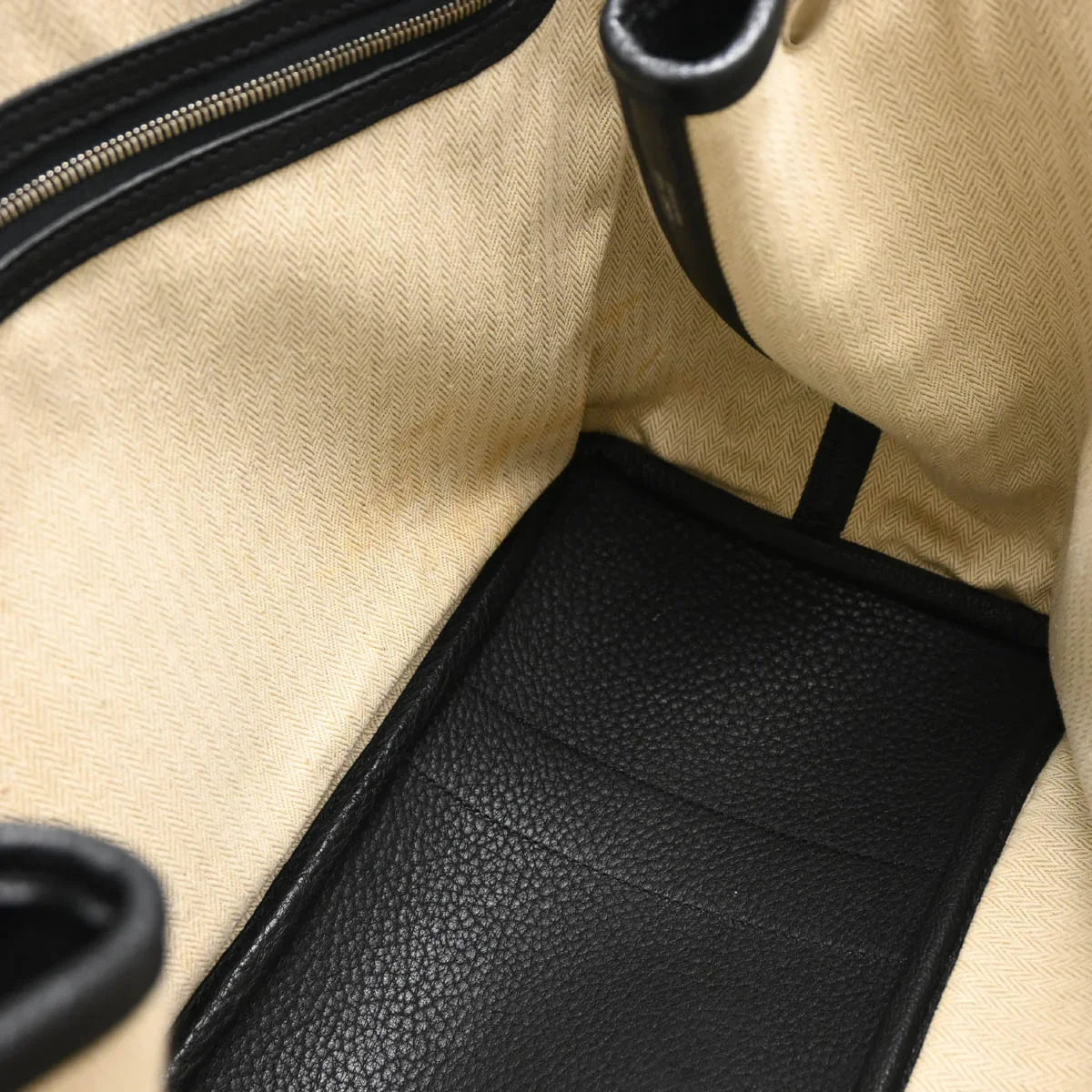 Hermes 2009 Black Negonda Garden Party 36 PM Tote Handbag
