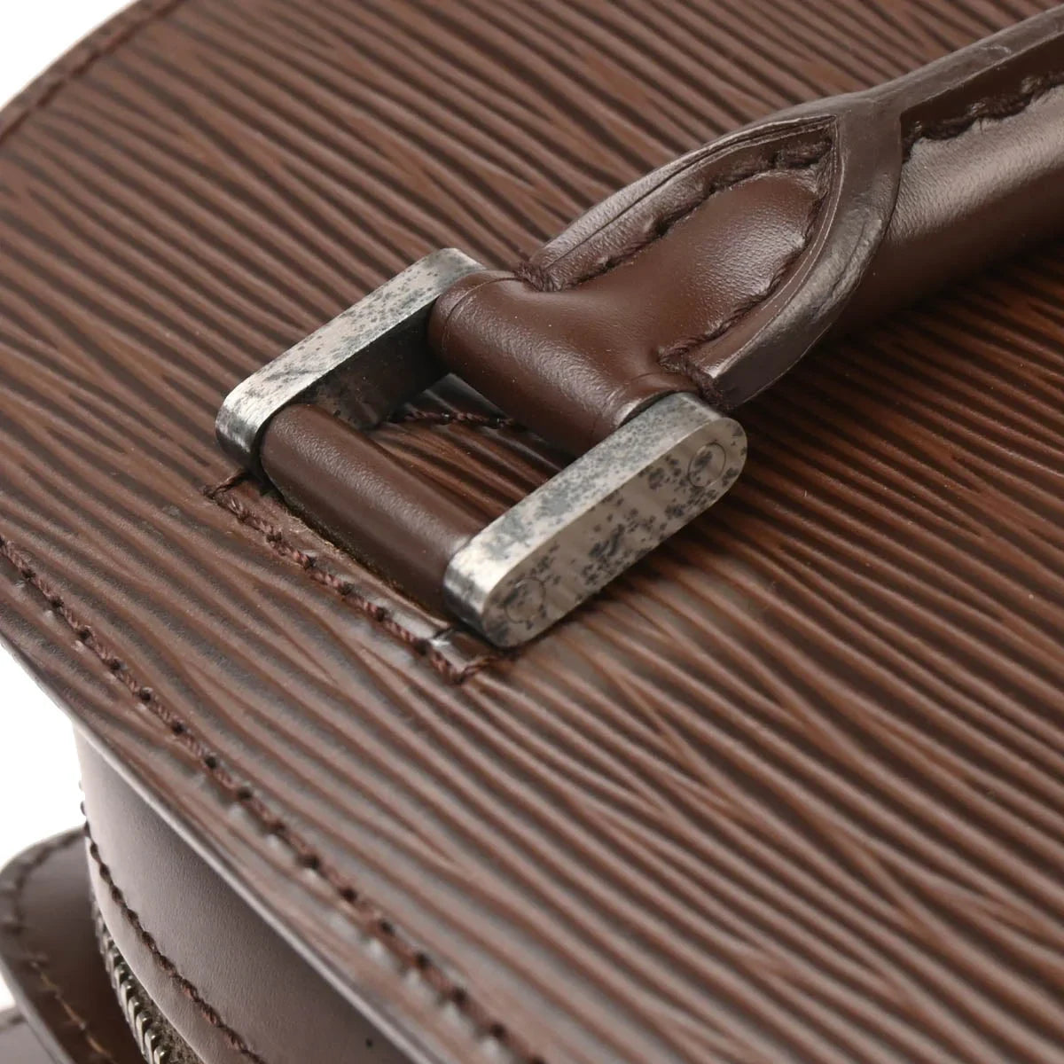 Louis Vuitton 2002 Brown Epi Pont Neuf Handbag M5205D