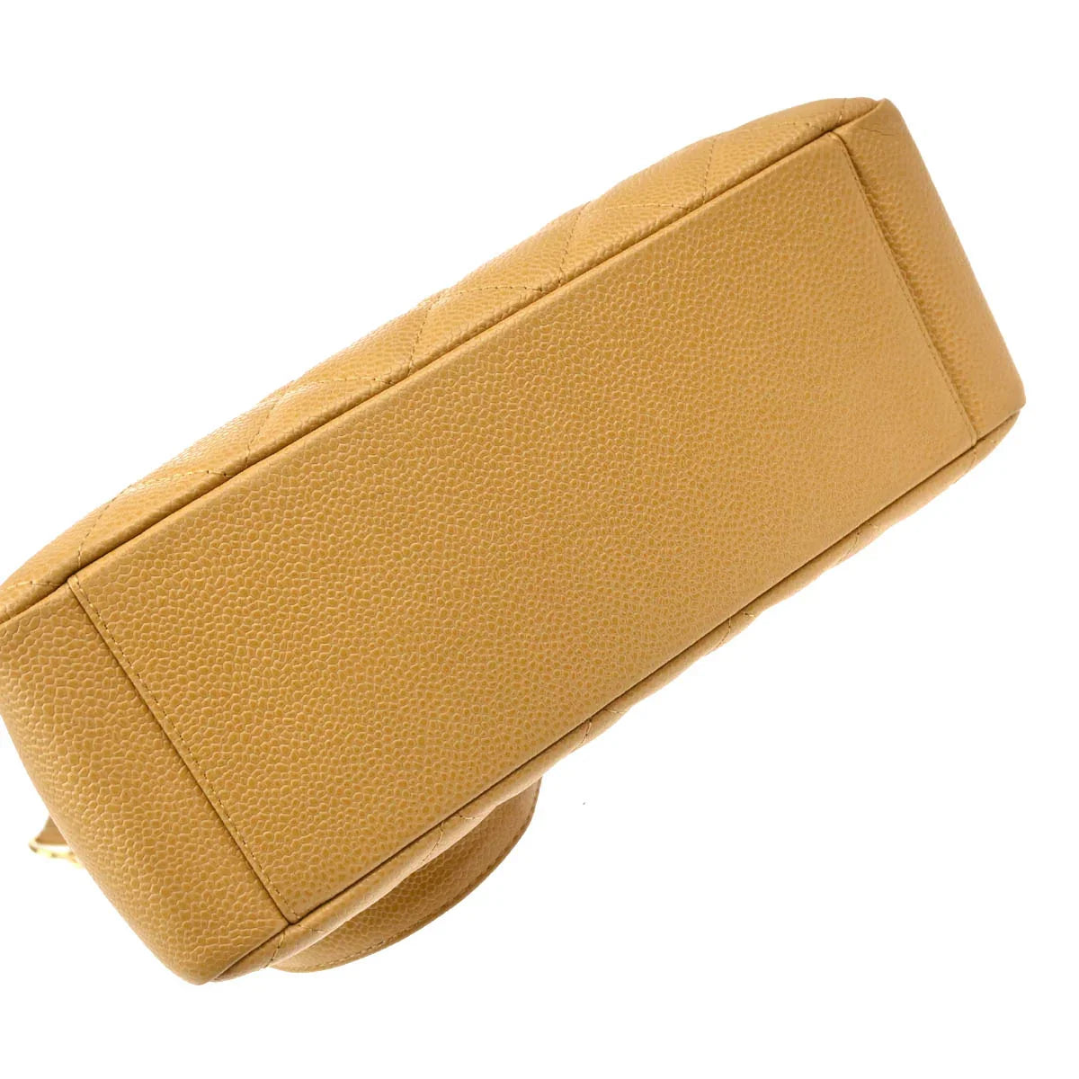 Chanel Beige Caviar Petite Shopping Tote PST Chain Handbag