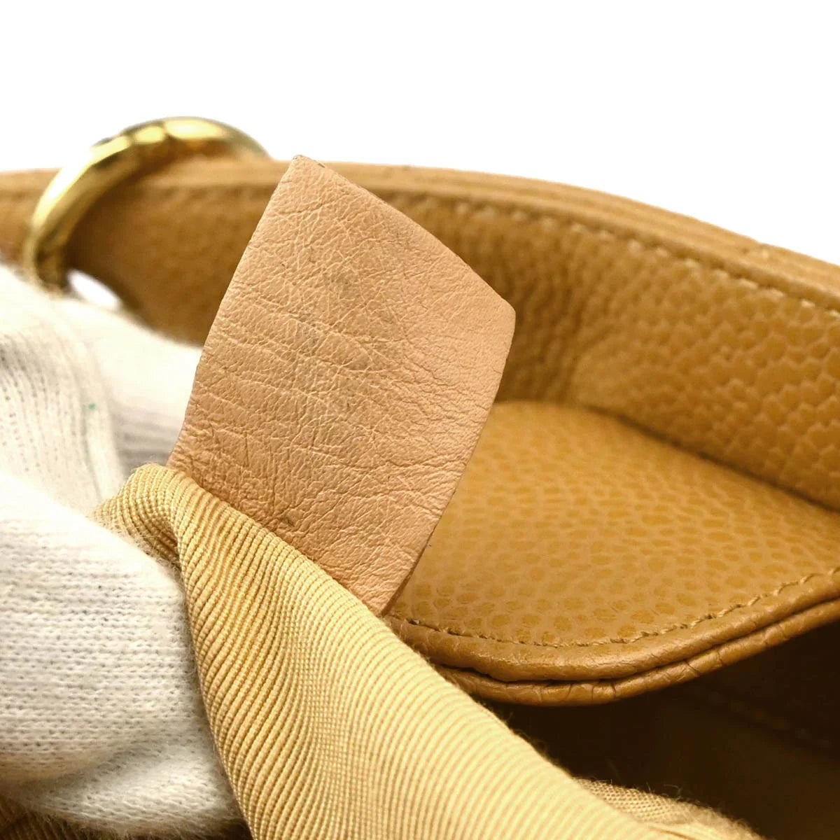 Chanel Beige Caviar Petite Shopping Tote PST Chain Handbag