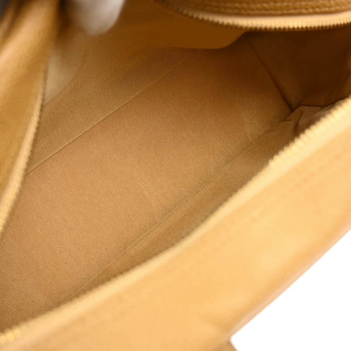 Chanel 2003-2004 Beige Caviar Bowling Bag 27