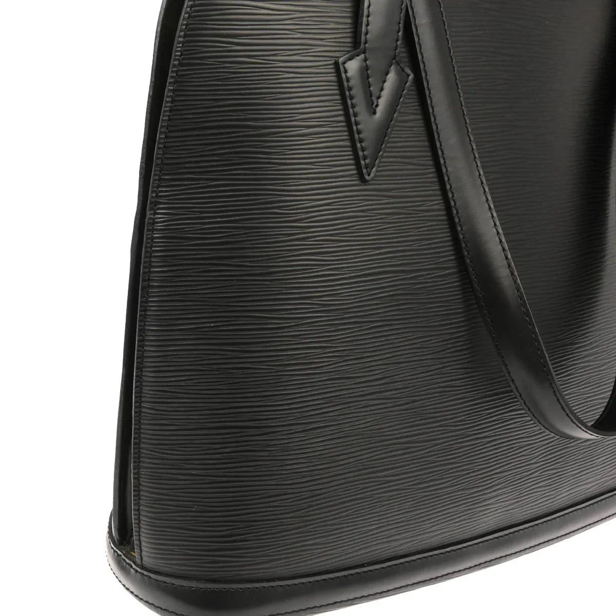 Louis Vuitton 2002 Black Epi Lussac Shoulder Bag M52282
