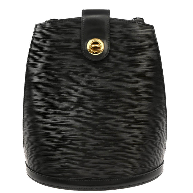 品質満点 1994 Vuitton Louis Black M52252 Bag Shoulder Cluny Epi その他