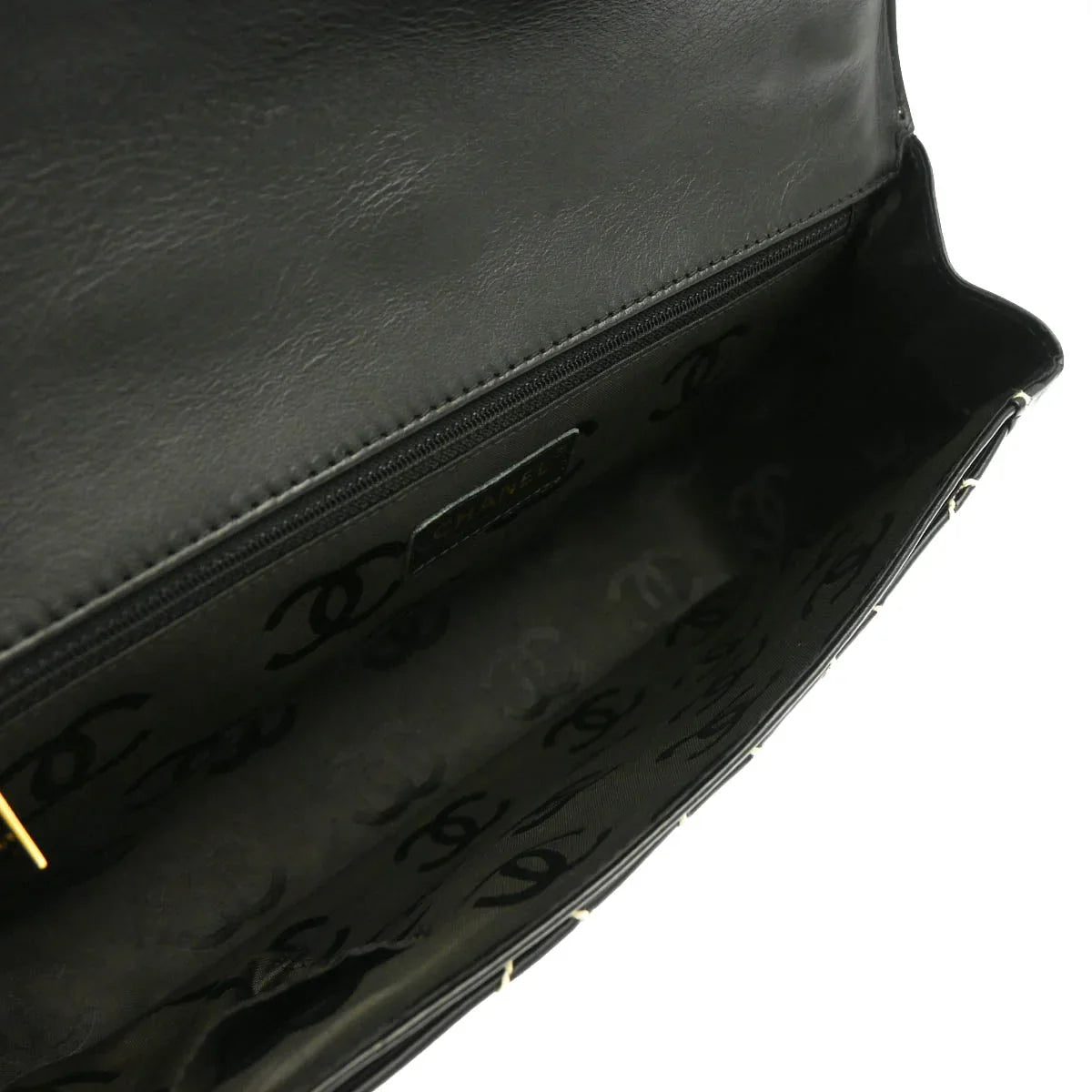 Chanel 2004-2005 Black Calfskin Wild Stitch Handbag