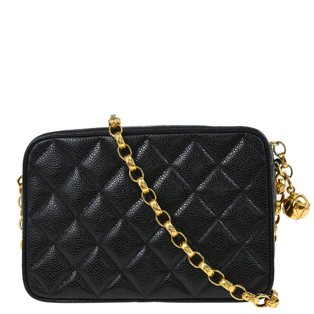 Chanel 1991-1994 Black Caviar Camera Bag Mini – AMORE Chanel 1991-1994 Black Caviar Camera Bag Mini – AMORE