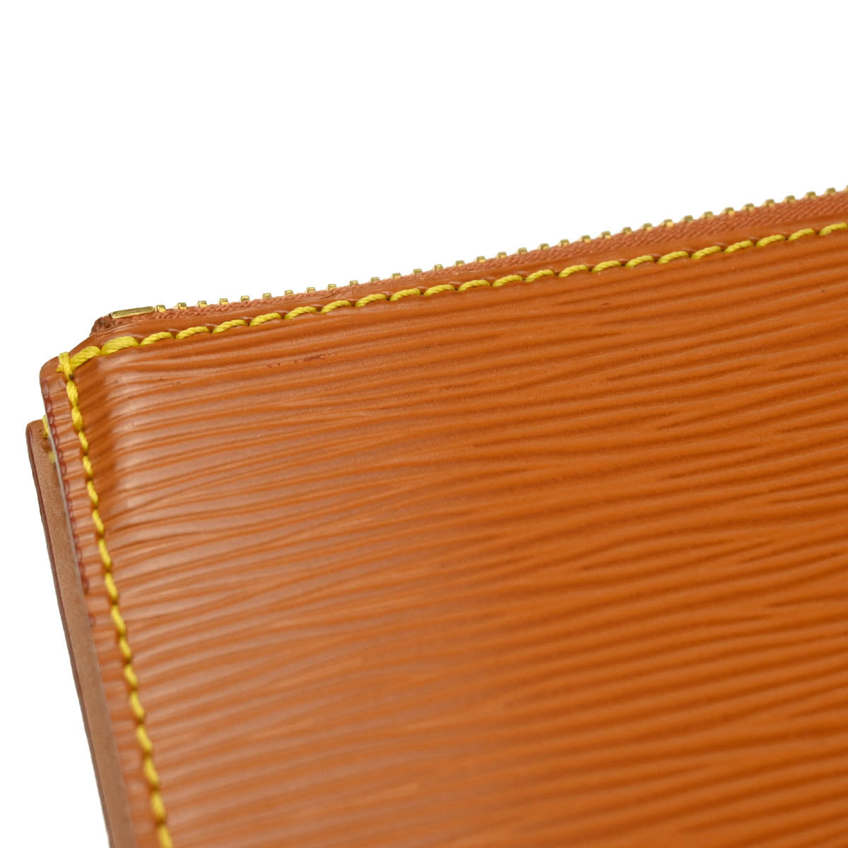 Louis Vuitton 1999 Brown Epi Poche Documents 38 Business Bag M54498