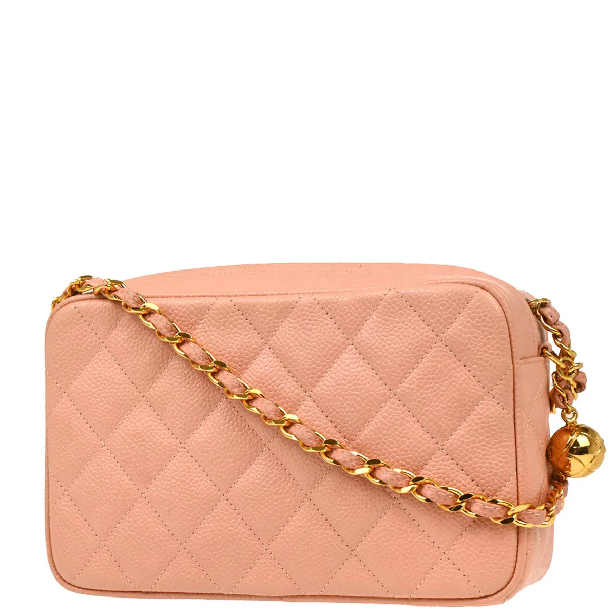 Chanel 1994-1996 Pink Caviar Camera Bag
