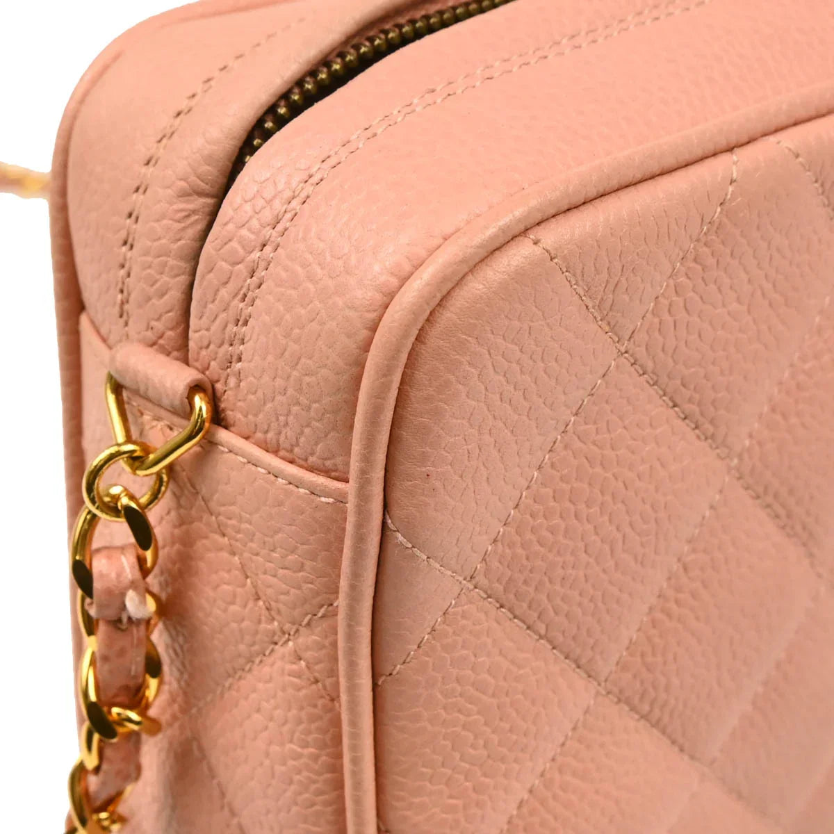 Chanel 1994-1996 Pink Caviar Camera Bag