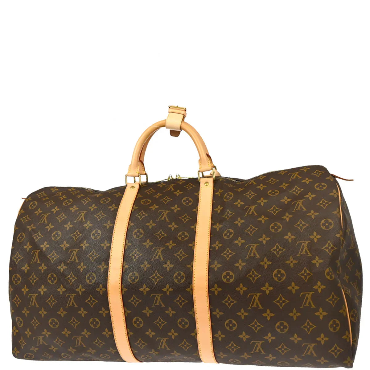 Louis Vuitton 2003 Monogram Keepall 60 Duffle Handbag M41422