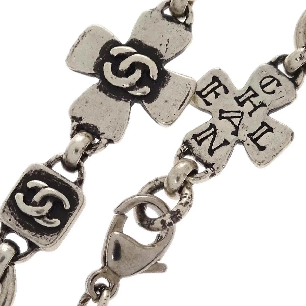 Chanel Silver Chain Bracelet 99A