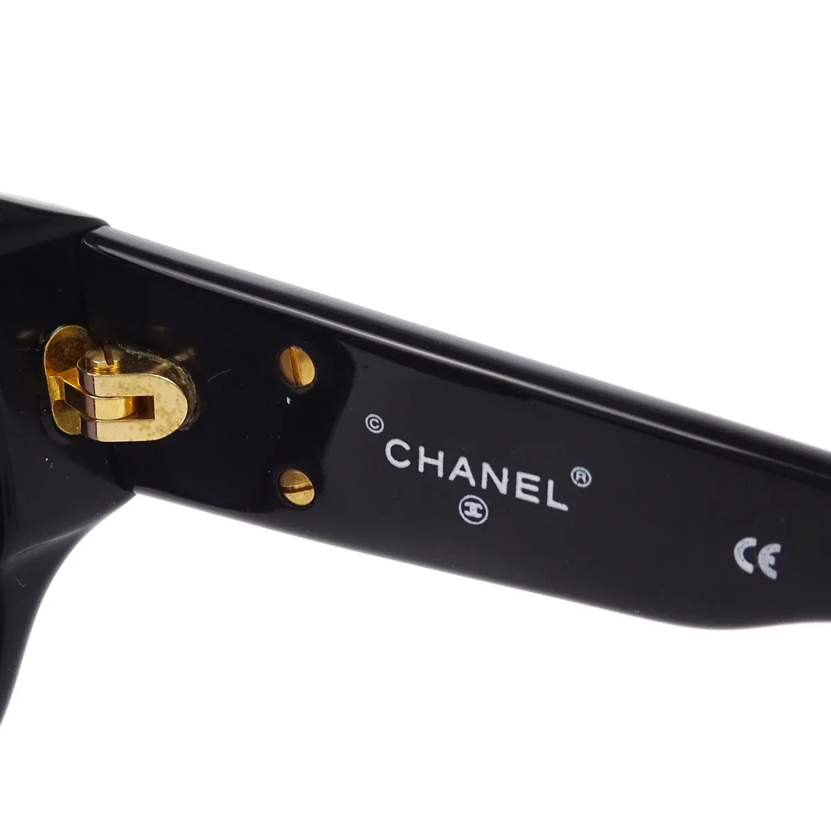 Chanel Sunglasses Eyewear Black Small Good