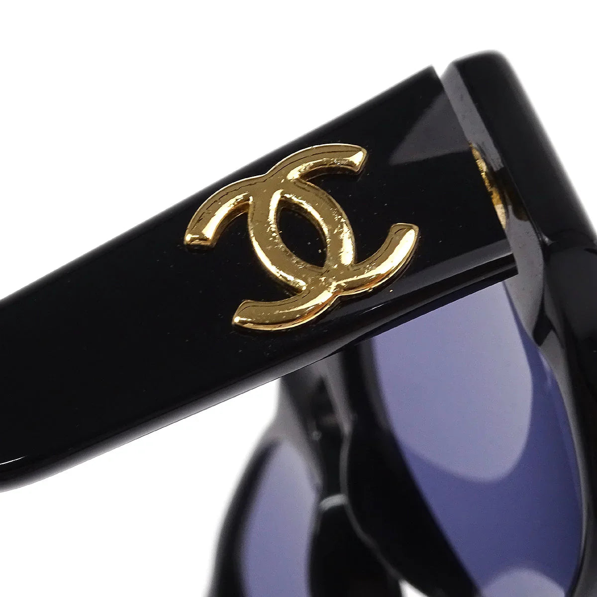 Chanel Sunglasses Eyewear Black Small Good
