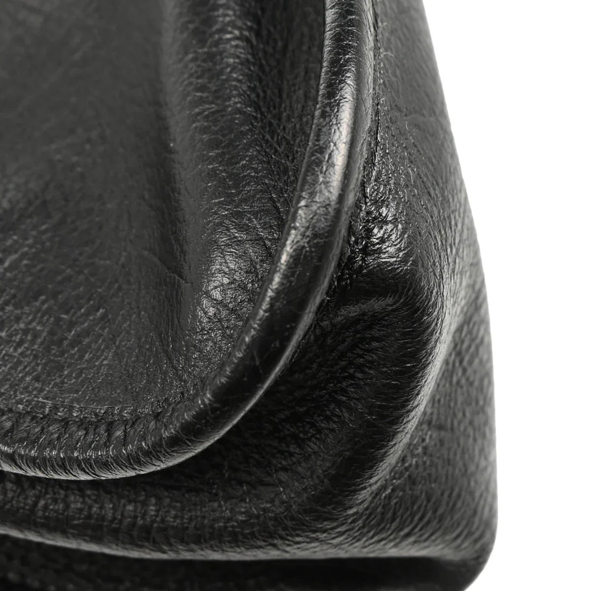 Chanel 2003-2004 Black Calfskin Mademoiselle Lock Chain Shoulder Bag