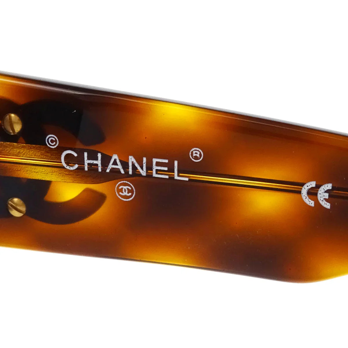 Chanel Sunglasses Eyewear Brown Small Good
