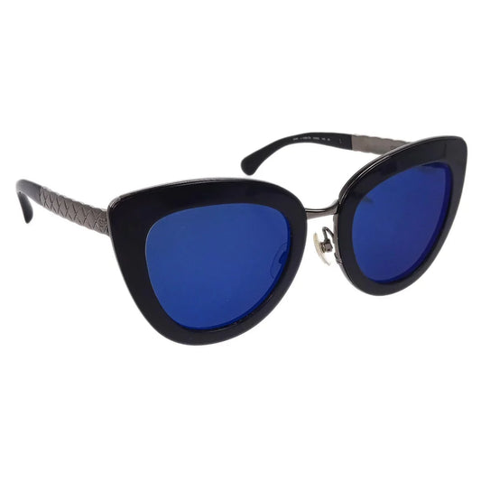 Chanel Sunglasses Eyewear Blue Black Small Good
