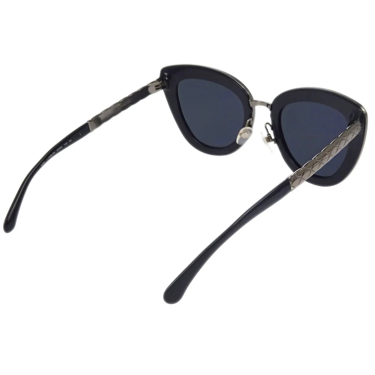 Chanel Sunglasses Eyewear Blue Black Small Good