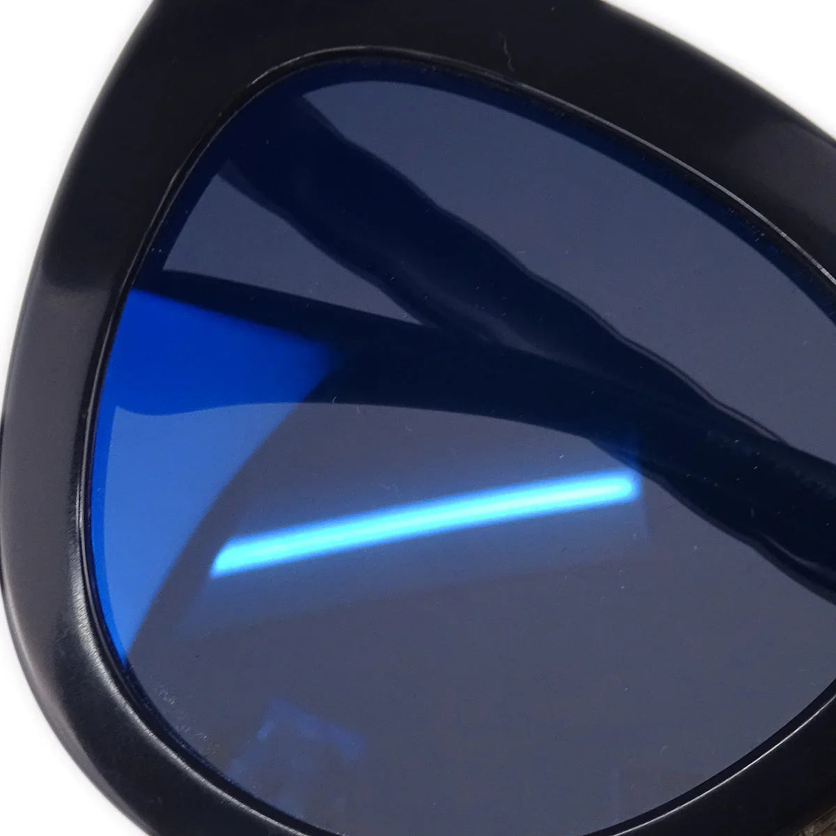 Chanel Sunglasses Eyewear Blue Black Small Good
