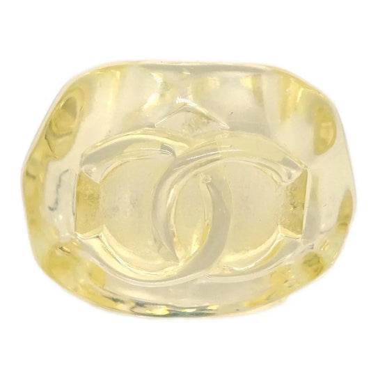 Chanel Ring Clear Acrylic #53 #13 02P