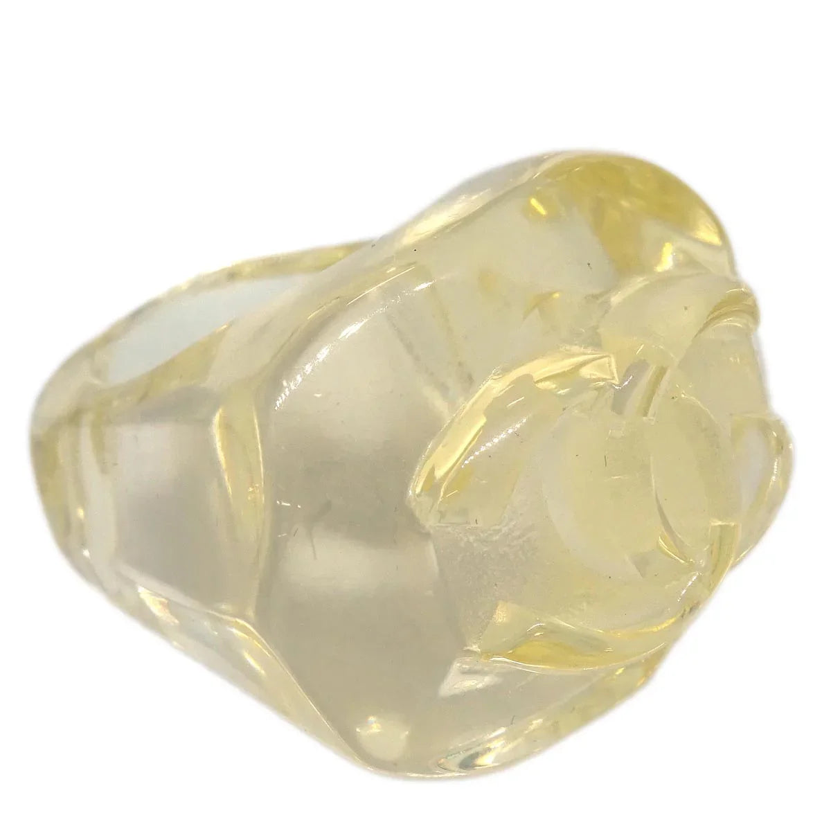 Chanel Ring Clear Acrylic #53 #13 02P