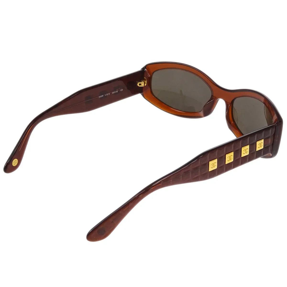 Chanel Sunglasses Eyewear Brown Small Good