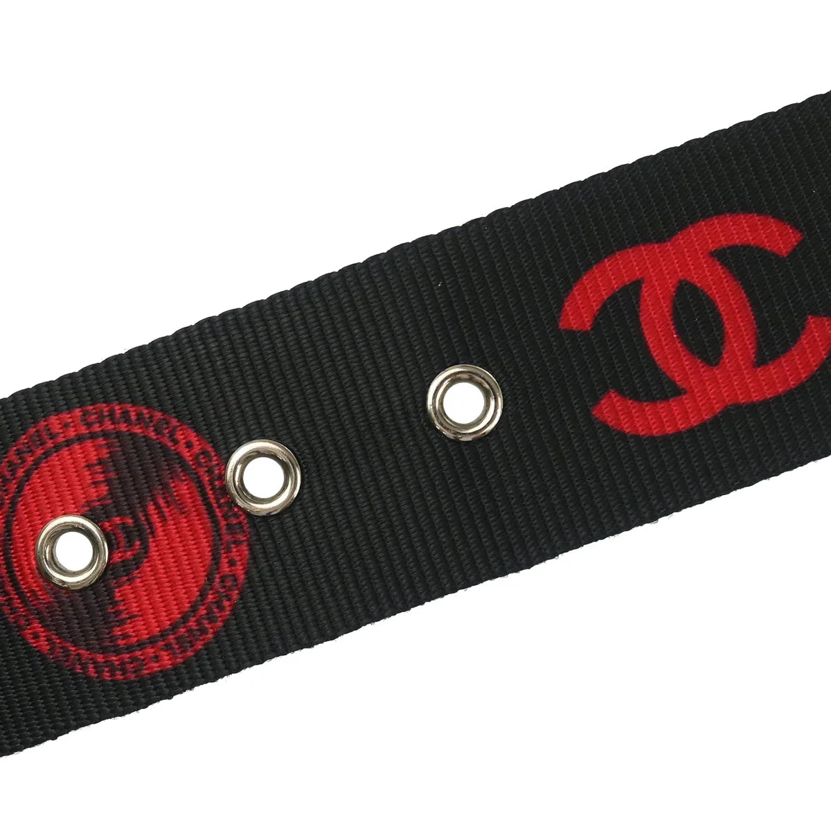 Chanel Record Belt Black 04P #75/30 Small Good