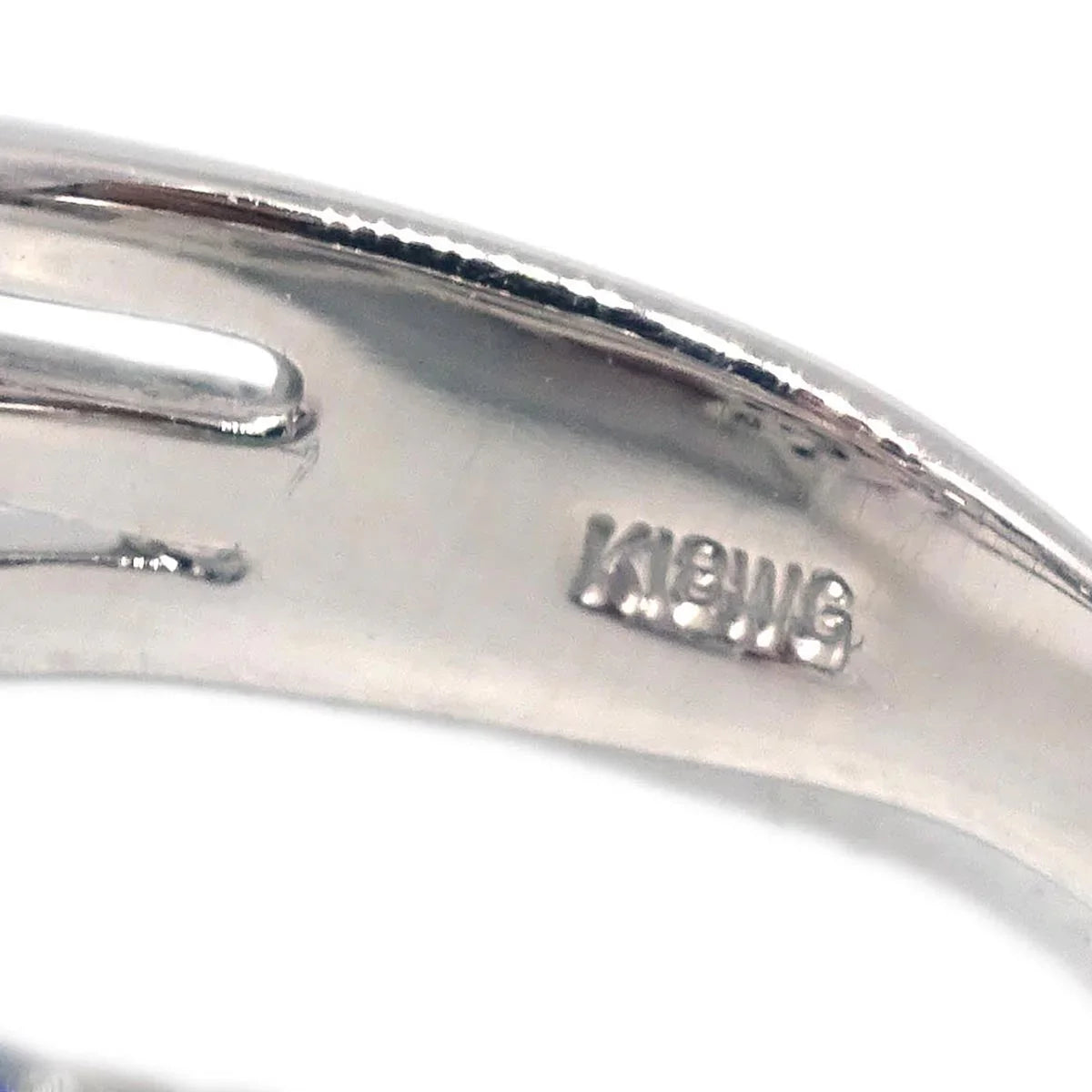 Ring 18KWG Diamond Black Diamond Silver #51