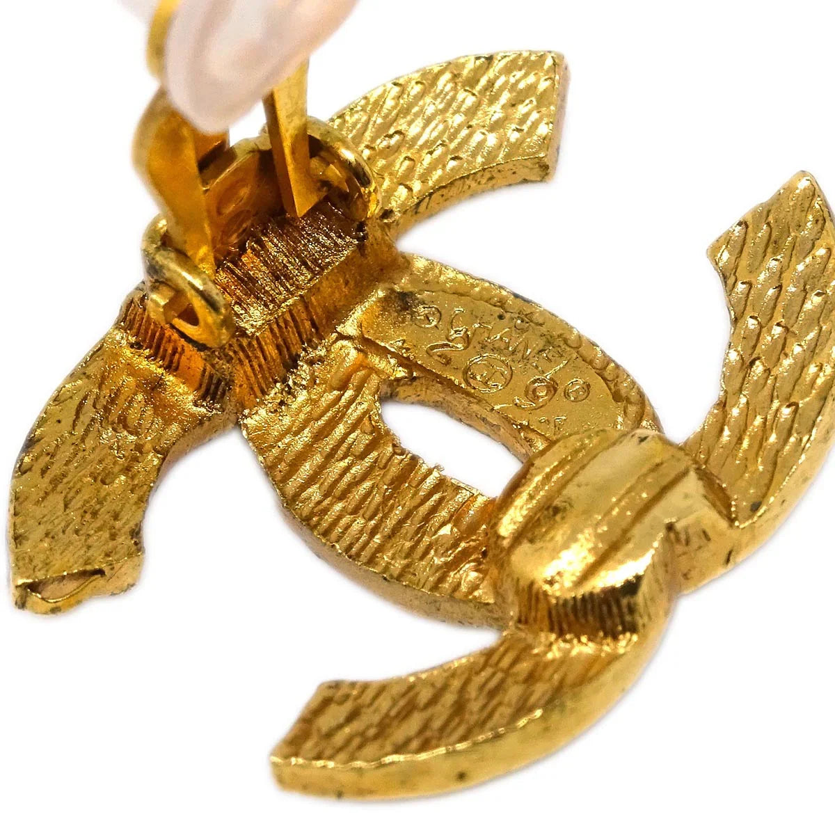 Chanel Gold CC Earrings Clip-On 2914/29