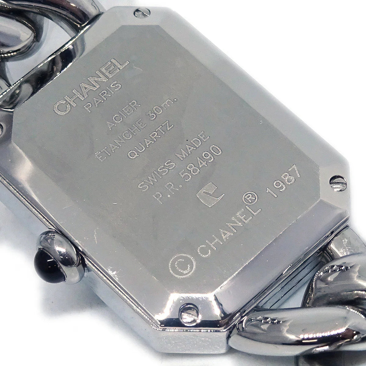 Chanel Premiere Quartz Watch SS Shell #M