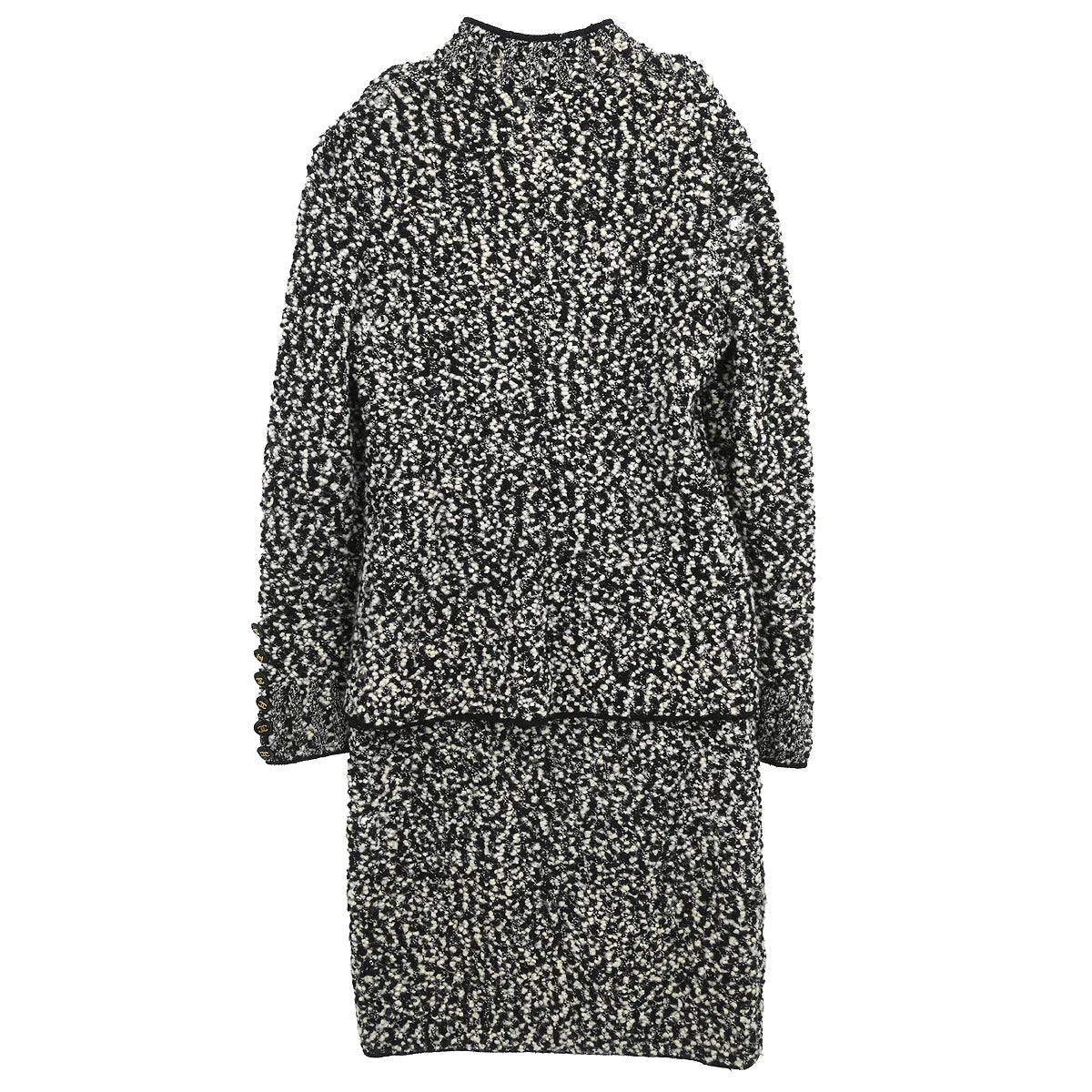 Chanel 1994 Setup Suit Jacket Skirt Black #36