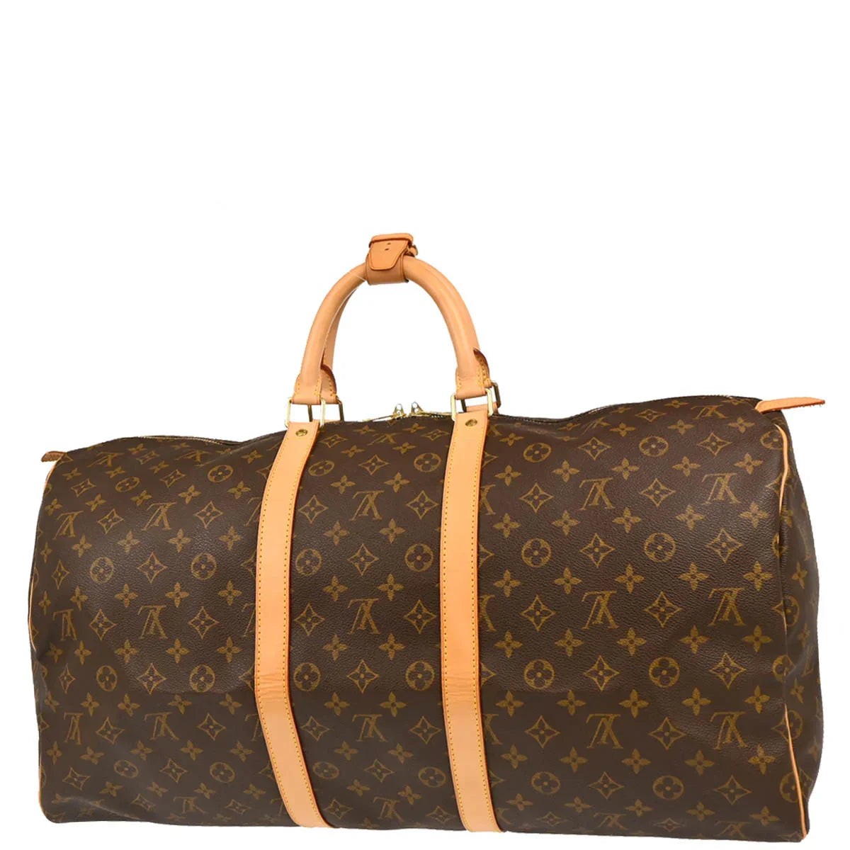 Louis Vuitton 2001 Monogram Keepall 55 Travel Duffle Handbag M41424