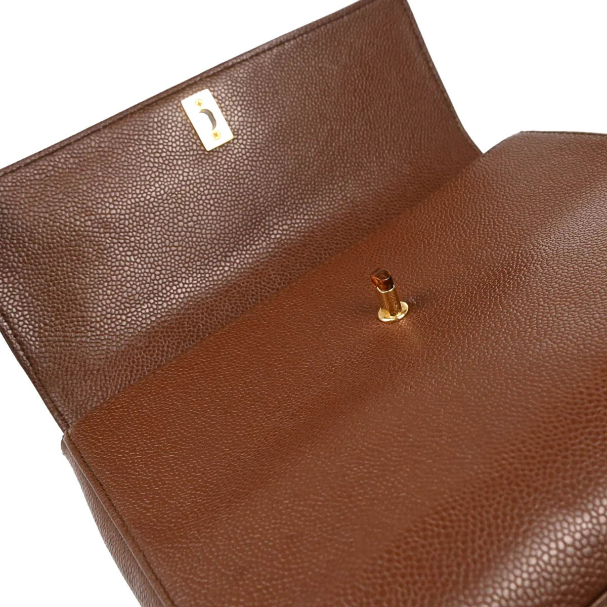 Chanel 2000-2001 Brown Caviar Handbag