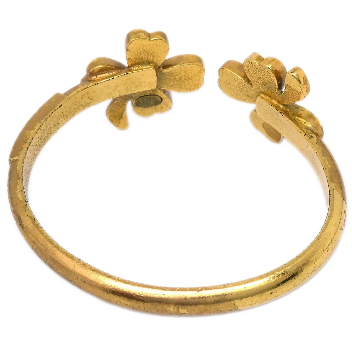 Chanel Clover Bangle Gold 03P