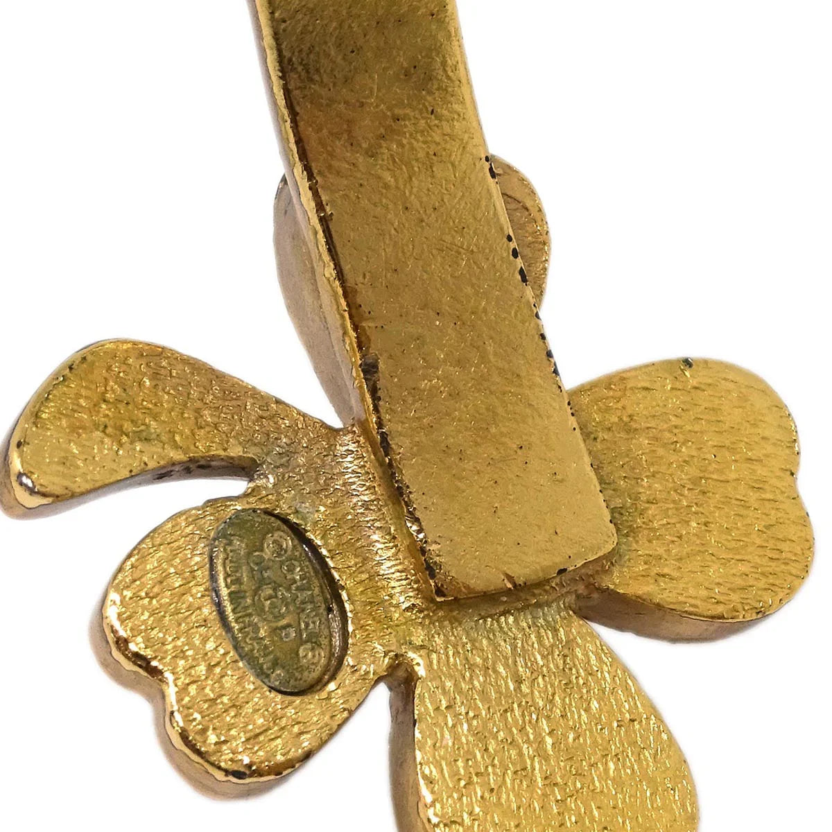 Chanel Clover Bangle Gold 03P