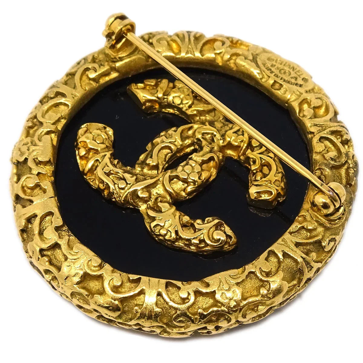 Chanel Brooch Pin Gold 93A