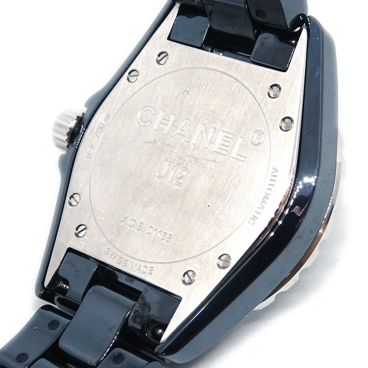 Chanel J12 Ref.H1624 39mm Self-winding Watch Ceramic Diamond SS