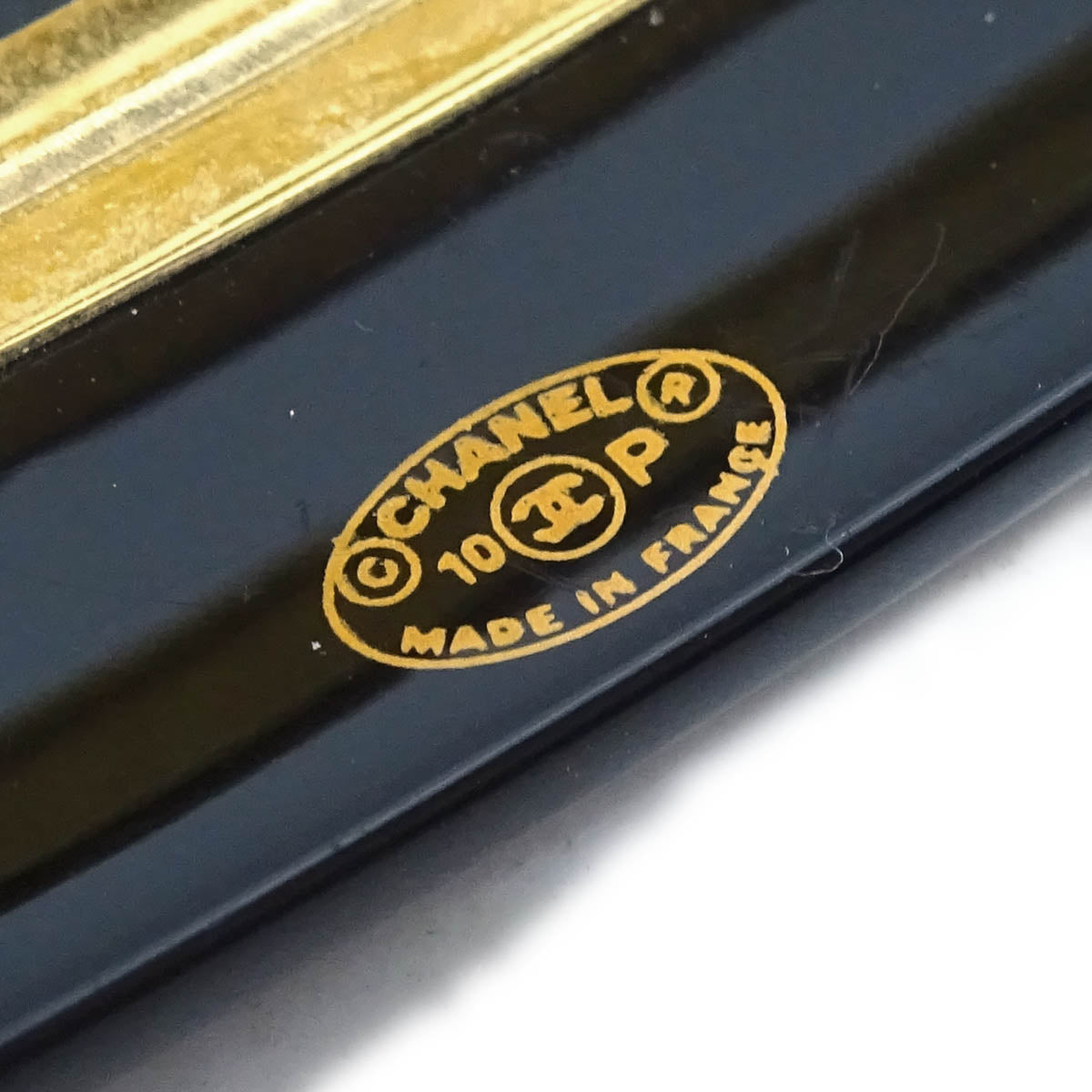 Chanel Barrette Hair Accessories Black 10P