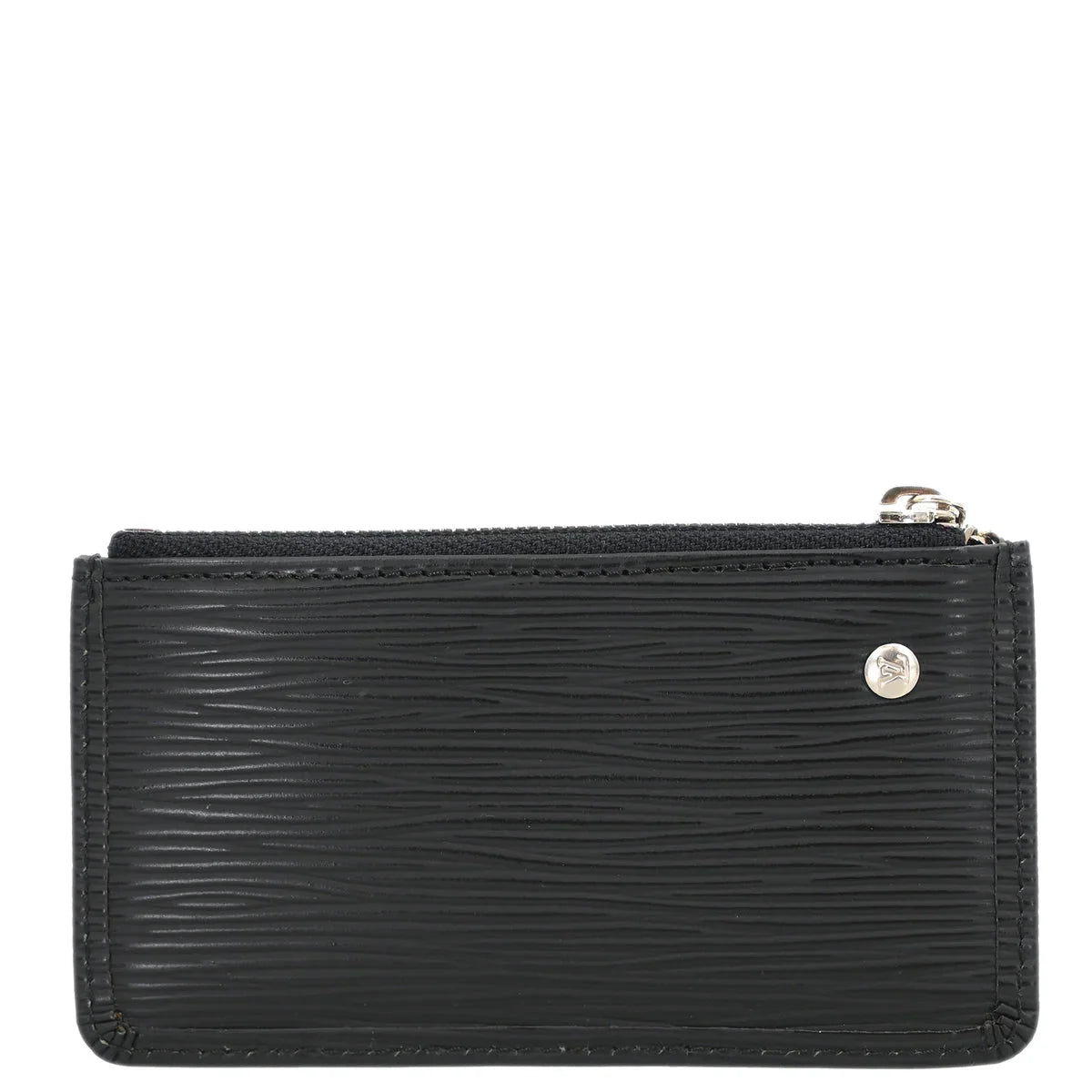 Louis Vuitton 2009 Black Epi Pochette Cles Coin Purse M63802