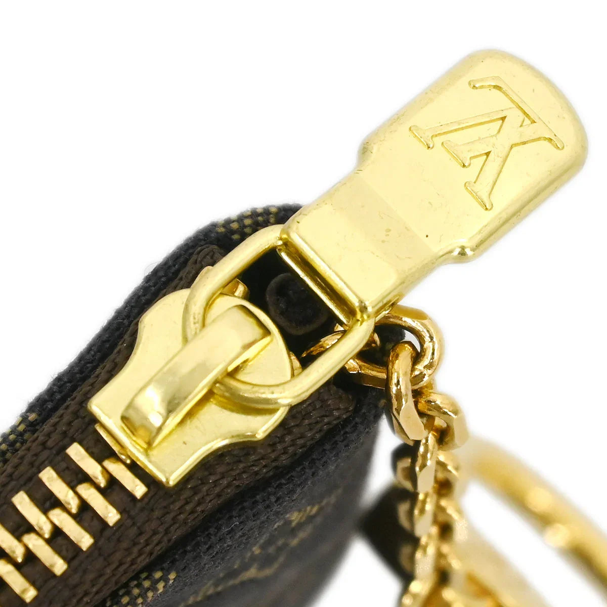 Louis Vuitton 2009 Monogram Mini Lin Pochette Cles Coin Case M95230