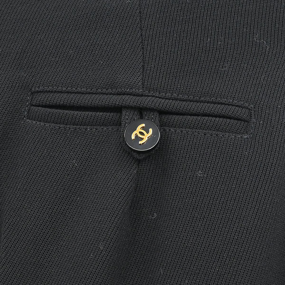 Chanel 1995 Long Pants Black #38